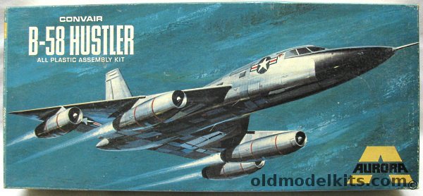 Aurora 1/76 Convair B-58 Hustler, 375-250 plastic model kit